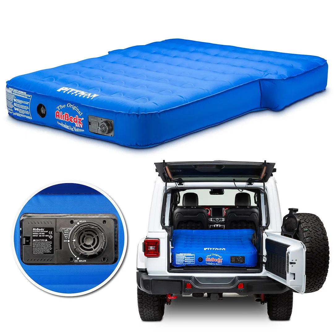 PPI-BLU_XUV – AIRBEDZ Rear Seat Air Mattress, 66 Inch Length x 52 Inch Width x 10 Inch Height Inflated With Built-In ...